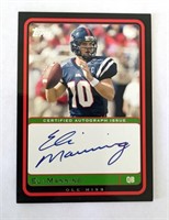 2004 Topps Eli Manning Signed Autographed Ole Miss