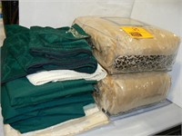 2 NEW FULL/QUEEN BLANKETS, TOWELS, TABLE LINENS