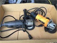 Black and Decker 4 1/2 inch angle grinder &