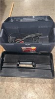 Tool box with jumper cables