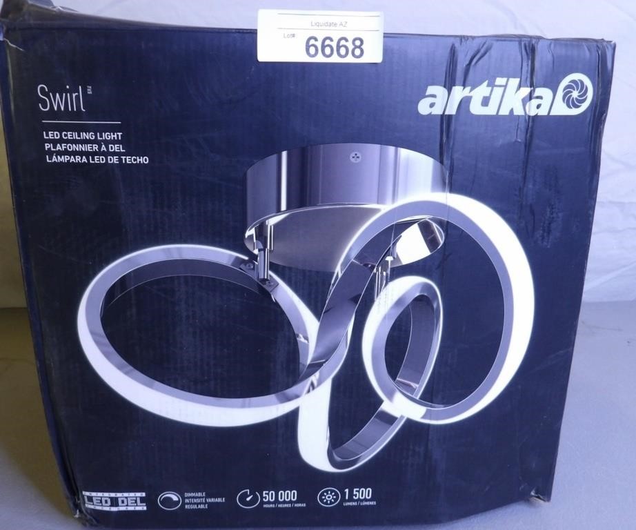 Artika Swirl Led Ceiling Light