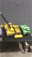 3 METAL TONKA TRUCKS