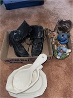 Vintage ladies boots planter and more