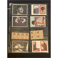 (8) Beatles Cards And Stamp Blocks