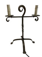 4 Leg Wrought Iron Table Lamp with Twist