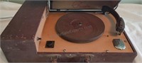 Vintage Phonola Record Player in Case