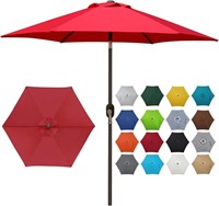 Blissun 7.5 ft Patio Umbrella - Red.