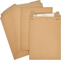 Juvale 25-pack Brown Rigid Mailers That Stay Flat