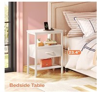 SUPERJARE Nightstand Set of 2, Bed Side Tables