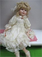 Porcelain Large Doll (Need Good Cleaning)