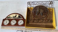 Horse rack & Barometer