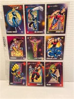 9 X 1992 Marvel Universe Cards