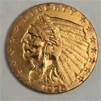 1925-D Gold Indian Head $2.50