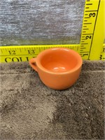 Tiny Orange Coffee Cup No Markings