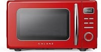 Galanz Retro Countertop Microwave Oven, Red