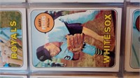 1969 Topps #34 Gary Peters Chicago White Sox Pitch