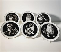 Collector Plates by Droguett: Kittens