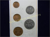 1968 Great Britain First Decimal coin set. BU.