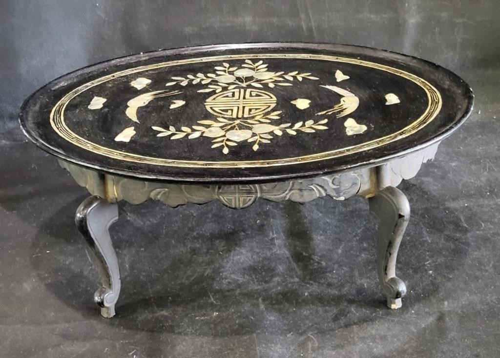 17 1/2" Inlaid Small Table