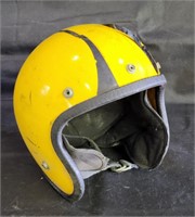 VTG Yellow Motorcycle Helmet