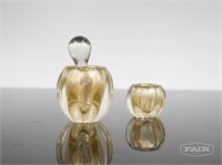 Set of Three Italian Murano Glass Pieces