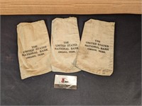 US National Bank coin bags
