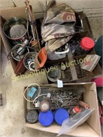 Lot of nails and organising trays and cans