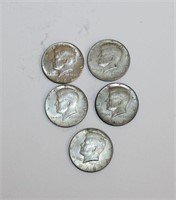 1960's Silver Kinnedy Half Dollars Lot