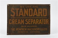 WE USE THE STANDARD CREAM SEPARATOR SST SIGN