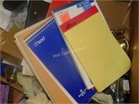 Office Supplies Mixed Box Lot - Rulers, Note