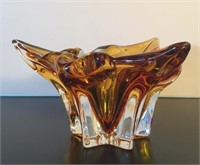 CHALET / LORRAINE GLASS AMBER ART GLASS