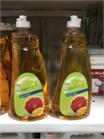 2 BOTTLES POWERX CITRUS ZEST DISH SOAP