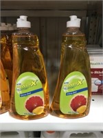 2 BOTTLES POWERX CITRUS ZEST DISH SOAP