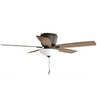 $85  Melrose 52 in. LED Hugger Bronze Ceiling Fan