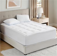 Quilted Fitted Mattress Topper with Deep Pocket