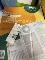 MM  250ct sheet protectors