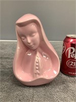 Madonna Vase  Approx. 7" Tall  Hairline crack