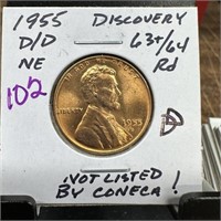 1955-D/D WHEAT PENNY CENT