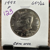 1992 JFK HALF DOLLAR HIGH GRADE