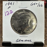 1991 JFK HALF DOLLAR HIGH GRADE