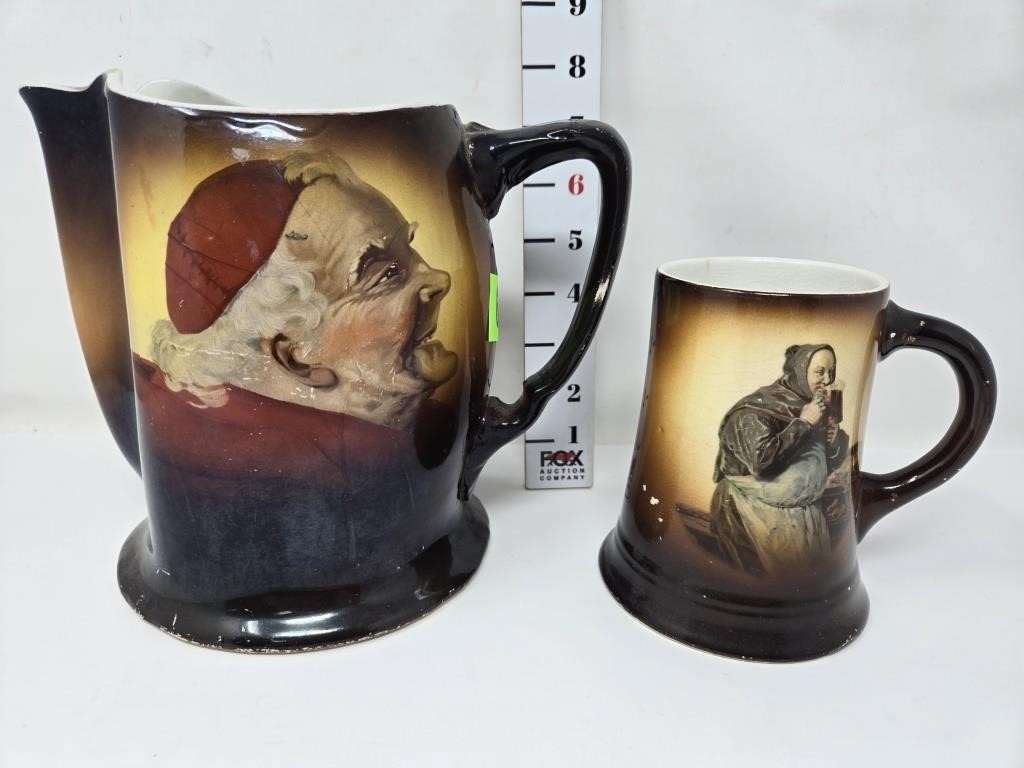 Warwick Monk/Friar Pitcher & Mug