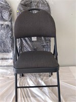 4 metal/fabric folding chairs