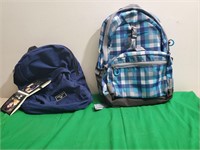 (2) NWT Small & Big Backpacks Padded for Laptop