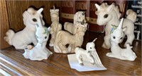 Lot of Unicorn Figurines in Various Poses