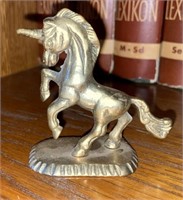 Vintage Brass Mystical Unicorn Figurine