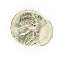 Coin 1984-D Off Struck Jefferson Nickel