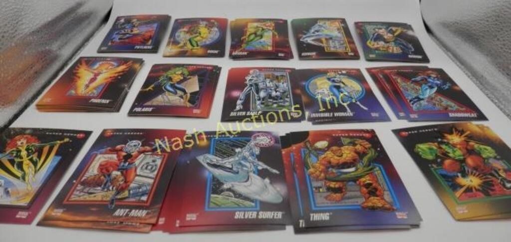 Marvel Super Hero cards-approx 114