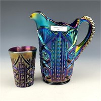 Imperial Purple Chatelaine Pitcher & Tumbler Lot