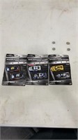 3 sets of Nascar Authentics little toy cars new