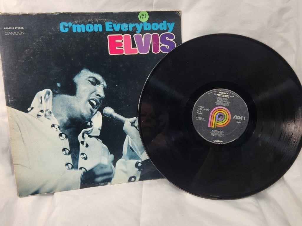 Elvis C'mon Everybody record album
